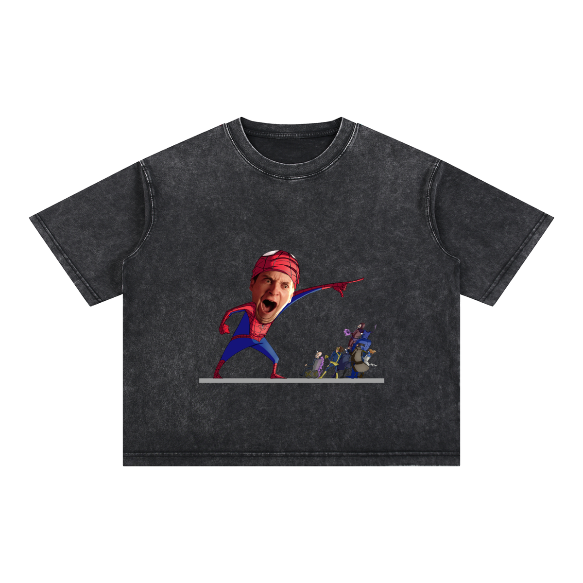 Mineral Wash Boxy Cotton T-Shirt